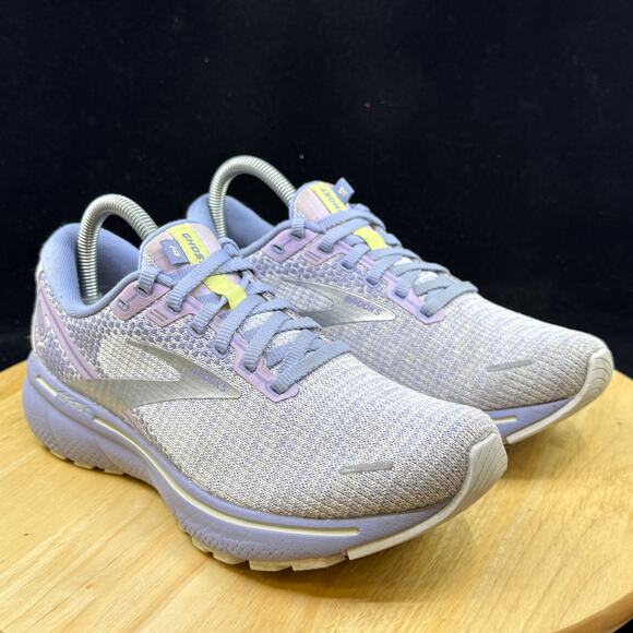 Brooks Womens Ghost 14 1203561B566 Purple Running Shoes Sneakers Size 8 B - Picture 4 of 10